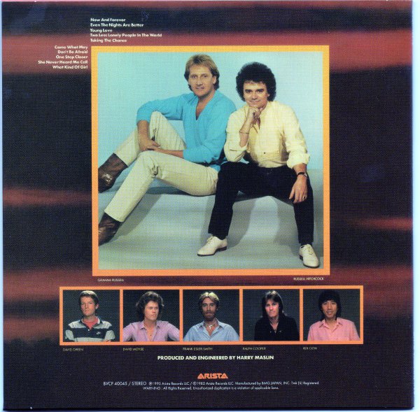 back, Air Supply - Now And Forever